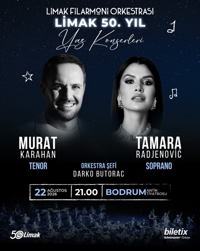 Opera Gala at the Bodrum Ancient Theatre -Tamara Radjenović and Murat Karahan